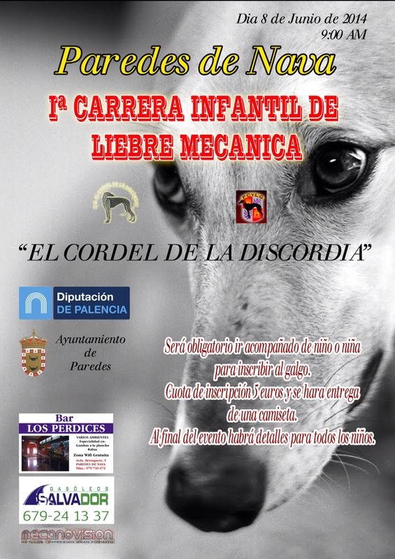cartel ninos recta
