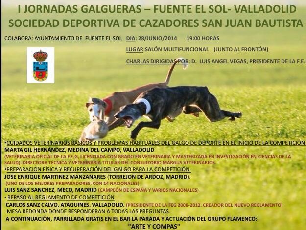 FUENTE EL SOL, CELEBRA SUS PRIMERAS JORNADAS GALGUERAS