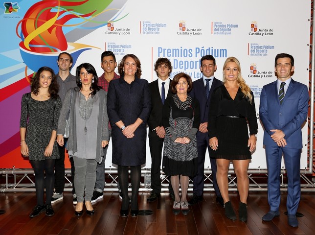 La Junta reconoció ayer a los mejores deportistas del año de la Comunidad con la entrega de los Premios Pódium del Deporte de Castilla y León